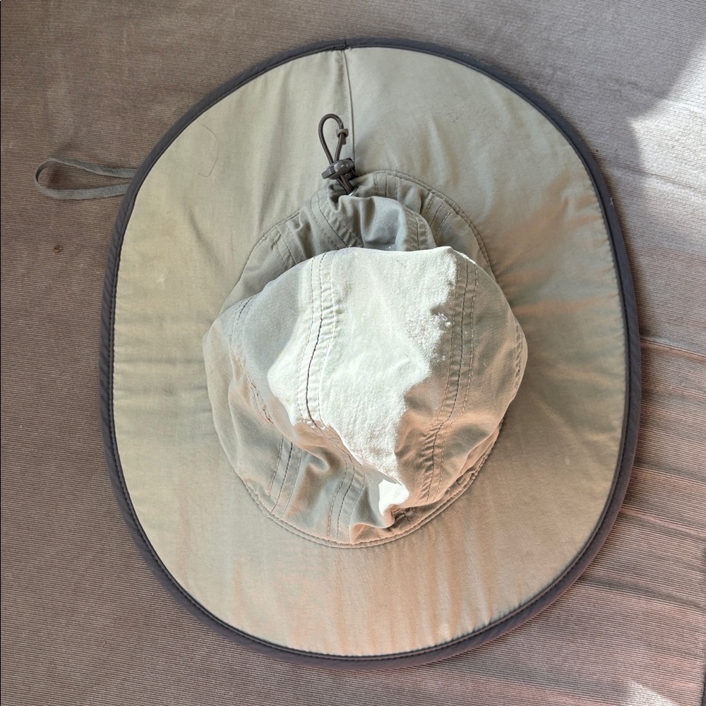 Outdoor Research Rambler Kids Sun Sombrero Hat - Khaki Sz M (3-6y) - Picture 3 of 7